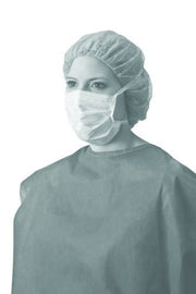 Type II Surgical Facemask Ties, White For Sensitive Skin