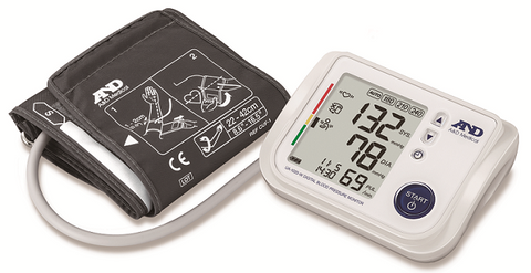A&D Medical UA-1020 Upper Arm Blood Pressure Monitor with Atrial Fibrillation Screening & Medium Cuff (UA1020-A/FIBPLUS)