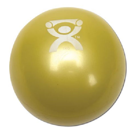 Cando Plyometric Weighted Ball Yellow 2.2 lbs