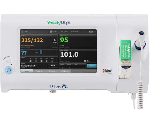 Welch Allyn Connex Spot Monitor with BP, Pulse Oximetry and SureTemp Ear Thermometer