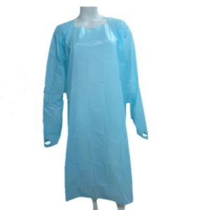 Patient Examination Sleeveless Unisex Gown XL - Blue [Box of 50]