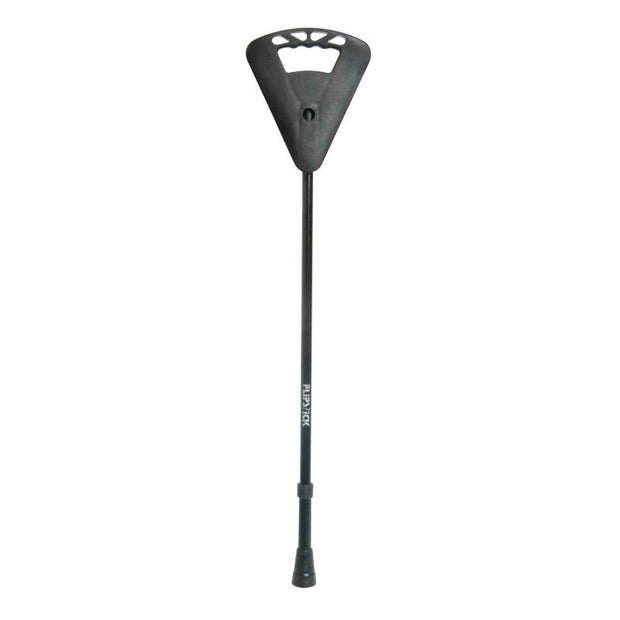 Adjustable Black Mono Flipstick Seat Walking Stick