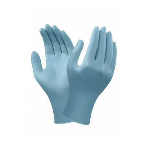 Ansell Disposable Gloves, Blue Nitrile, Chemical Splash Resistant (Box-100)