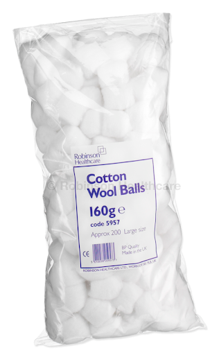 Robinson Large Cotton Wool Balls (Pack of 200)