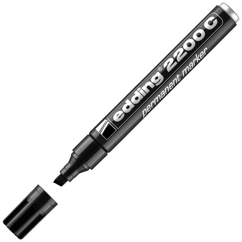 Edding 2200 C Permanent Marker, Chisel Tip, 1 - 5 mm