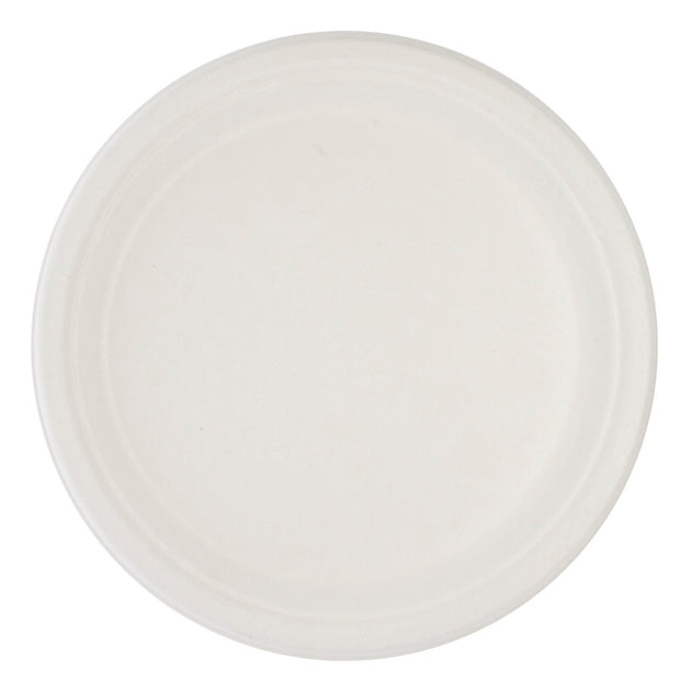 Bagasse 9" Plate - Party Pack Compostable for 125