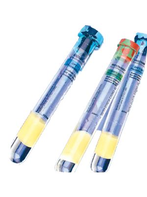 BD 362780 Glass Cell Preparation tube 8ml with Red/Green speckled Conventional Closure x 60