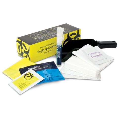 Biohazard Body Fluid Clean-Up Kit (One Application)