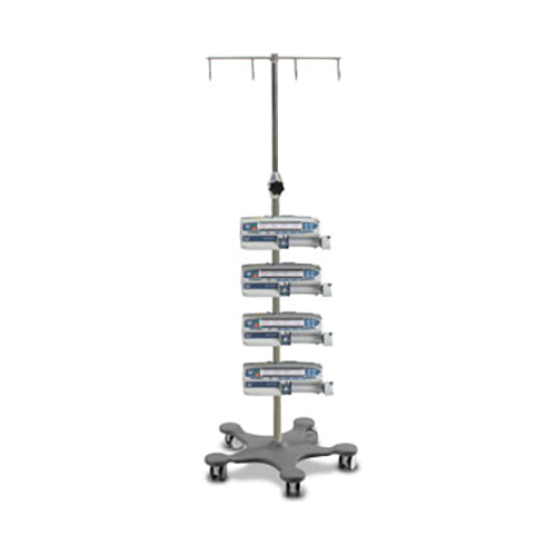 Bristol Maid Standard Capacity Four Hook Infusion Pump Stand