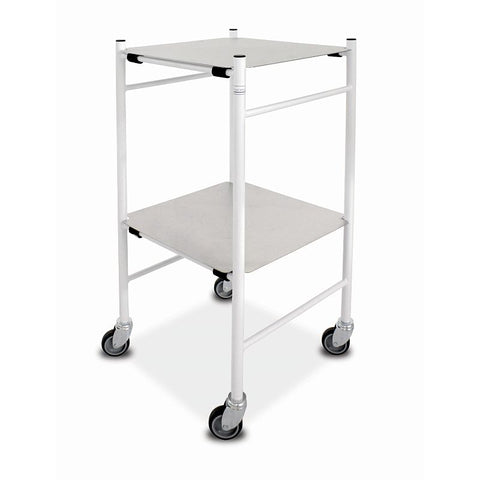 Bristol Maid Mild Steel Dressing Trolley with 450 x 450mm Removable Shelves