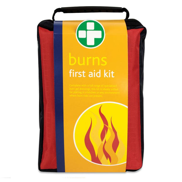 Burn First Aid Kit in Red Stockholm Bag