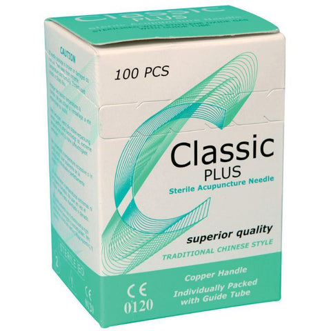 Classic Plus Acupuncture Needle 25mm x 0.25mm [Pack of 100]