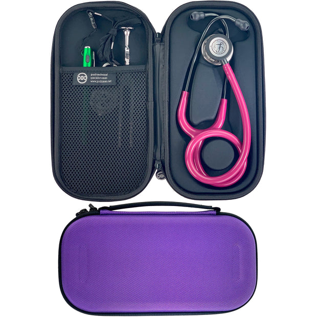 Pod Technical Classicpod Micro Stethoscope Case for Littmann Classic Stethoscopes - All Black