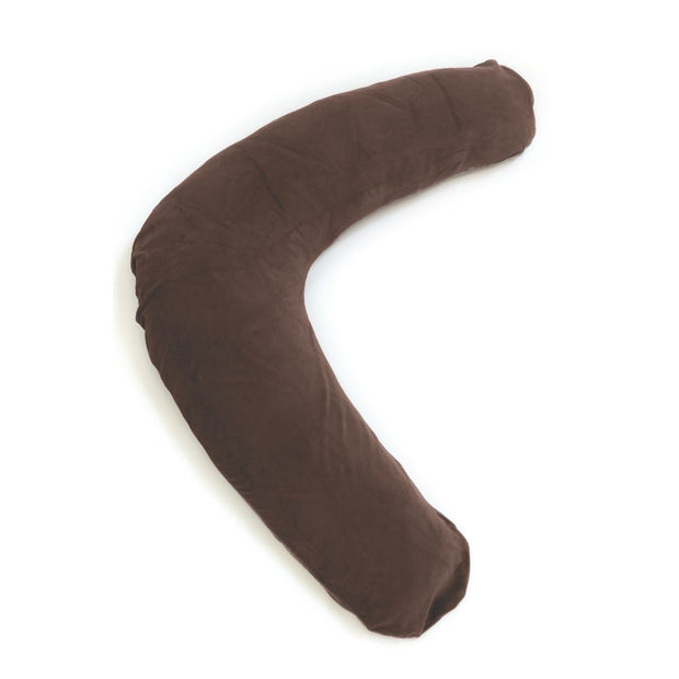 Chocolate and Cream Velour Cover for Sissel Comfort Cushion