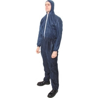 Navy Disposable Coverall Large