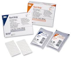 3M Steri-Strip Adhesive Skin Closures, 6 x 75mm, 3 Strips per Envelope, Pack of 50