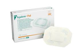 3M Tegaderm + Pad Film Dressing with Non-Adherent Pad, 5cm x 7cm, Pack of 50