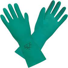 Green Gauntlets Safety Gloves