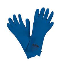 Blue Gauntlets Safety Gloves