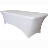 50 Silk Table Cover Circuits White for 50