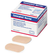 Coverplast Barrier Plasters, 2.2cm x 3.8cm, Box of 100