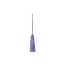 Unisharp: Purple 24G 25mm (1 inch) needle- Pack of 100