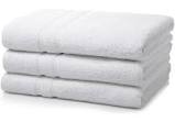 Hotel Bath Towel Cotton 400 gsm 100x150 cm White
