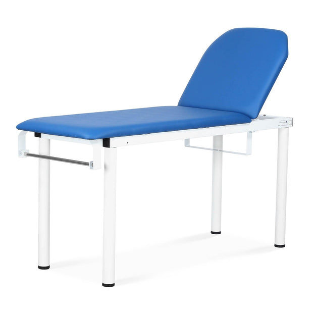 Fixed Height Examination Couch Bristol Blue - Assembled