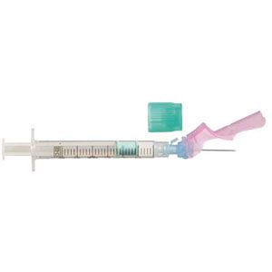 BD Vacutainer A-Line Syringe 3ml With Safety Needle 25g [Pack of 100] Excl