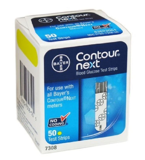 Bayer Contour Next (Xt&next) Blood Glucose Test Strips [Pack of 50]