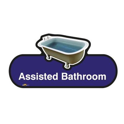 Find Signage Dementia Assisted Bathroom Sign