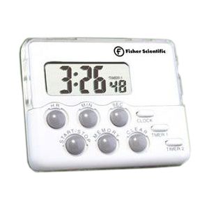 Fisher Timer Traceable Counts Up /Down With Alarm 60mm x 50mm