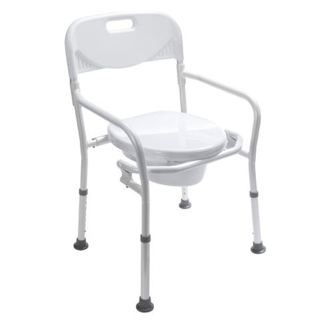 Foldable Toilet Frame with Back Rest