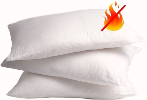 Flame Retardant Pillow Cases (BS 7175-Crib 7) Pack of 2