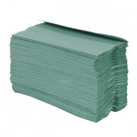 Green Paper Hand Towels - C-Fold Compostable