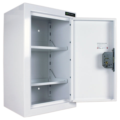 Controlled Drugs Cabinet 550 X 335 X 270mm | 2 Shelves (Adjustable) | L/H Hinge / Warning Light