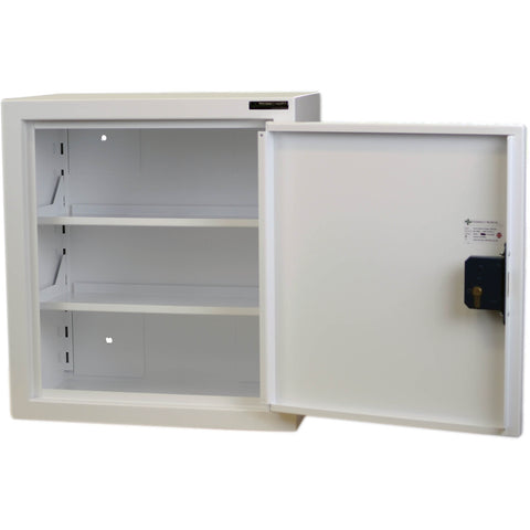 Controlled Drugs Cabinet 550 X 500 X 300mm | 2 Shelves (Adjustable) | L/H Hinge / Warning Light