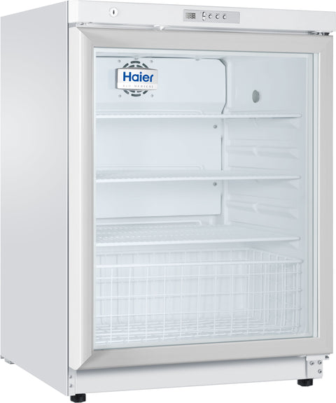 Haier Biomedical HYC-118A Glass Door Pharmacy Fridge 597mm X 635mm X 835mm [Each]