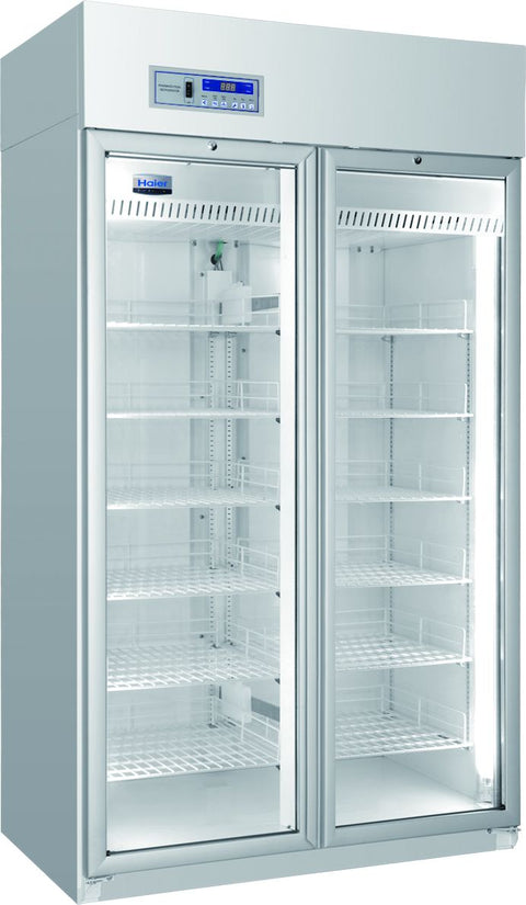 Haier Biomedical HYC-940 Glass Door Pharmacy Fridge 1130mm X 755mm X 1980mm [Each]