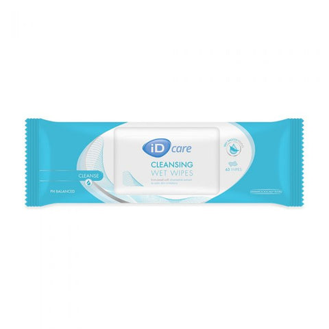 iD Care Cleansing Wet Wipes - Pack of 63 wipes