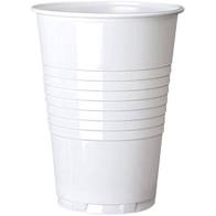 Disposable Cups Plastic 200ml White Pack of 2000