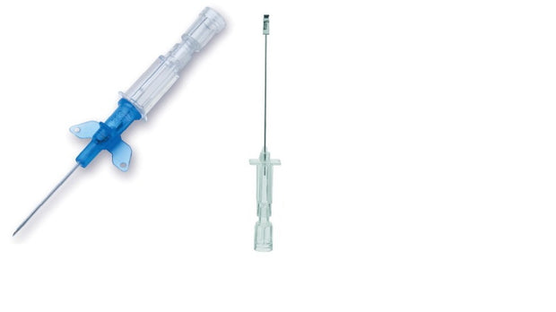 Bbraun Introcan Safety Winged Teflon Catheter 22ga X 1″ Box of 50