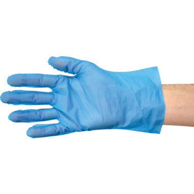 PolycoDisposable Gloves, Blue Nitrile (Box-100)