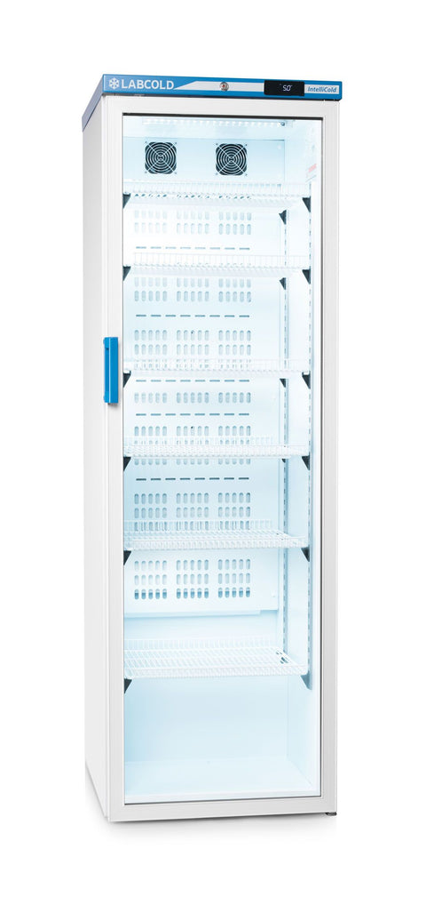 Labcold Pharmacy Refrigerator 440 litres Free standing IntelliCold® Glass Door With NEW touch screen Controller [Pack of 1]
