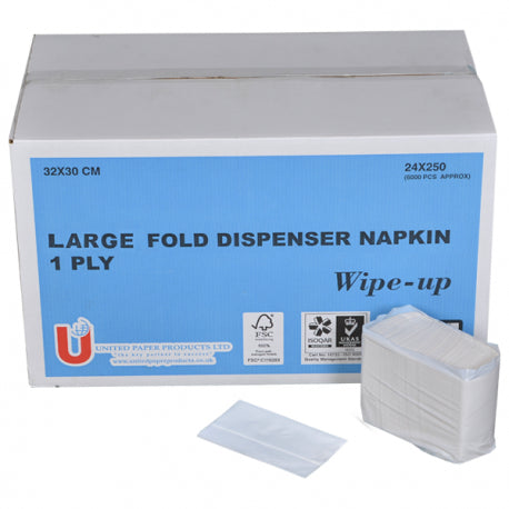 Large Dispenser Napkin 32X30 Compostable for 6000
