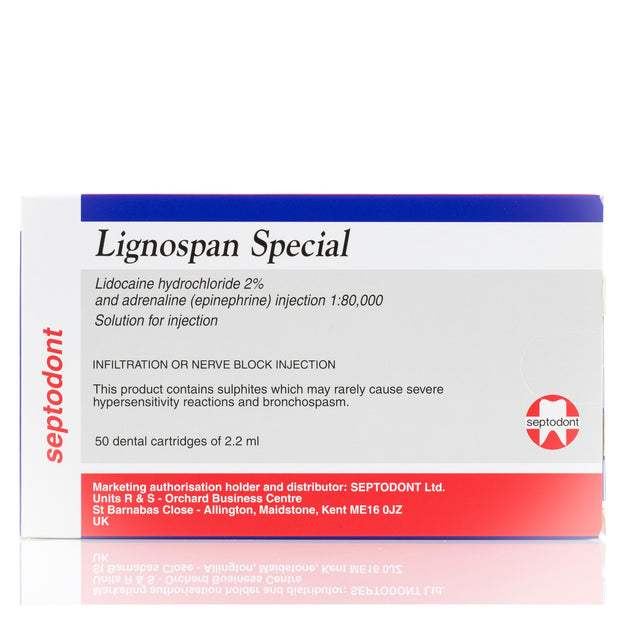 Septodont Lignospan Special 2% (2.2ml x 50)