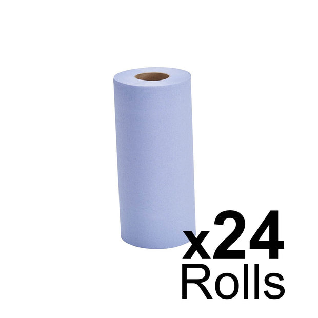 Perform Blue Wiper Roll 1.5"- 3 ply - 36mm x 250mm - Case of 24