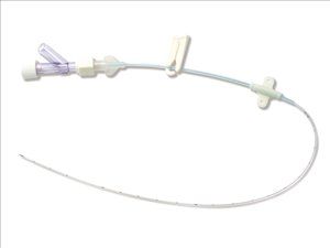 Premicath Central IV Catheter, Extension Line Peelable Cannula ,Adapter 28g, 24g Needle [Pack of 10] Excl