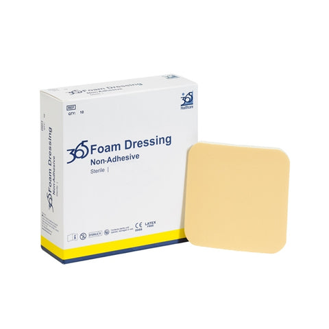 365 Foam Dressings (7.5 x 7.5 cm) - Pack of 10