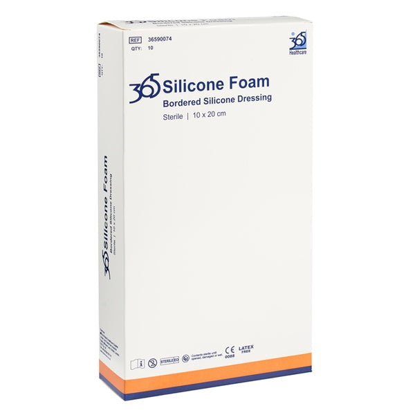 365 Silicone Foam Dressings (10 x 20 cm) - Pack of 10